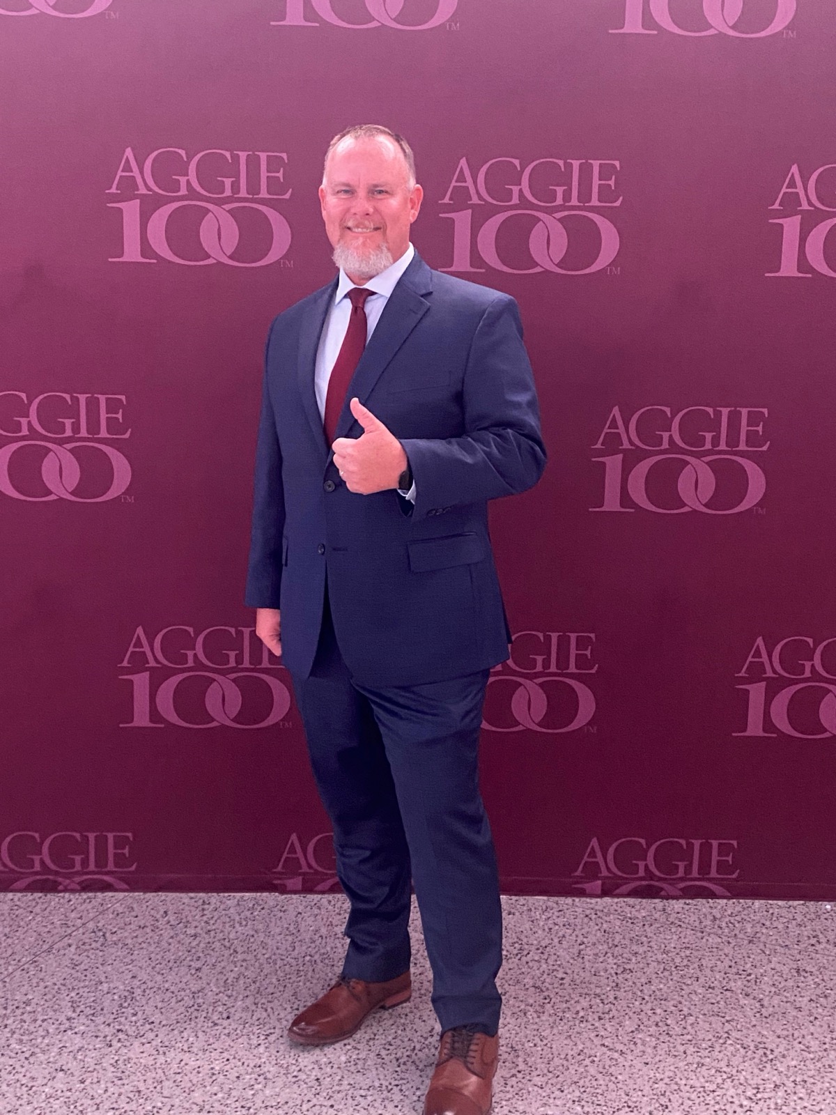 Chris Hunter at the Aggie 100